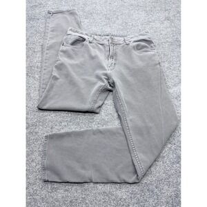 The Normal Brand Men 34 Normal Slim Gray 5-Pocket Trousers Casual Pants